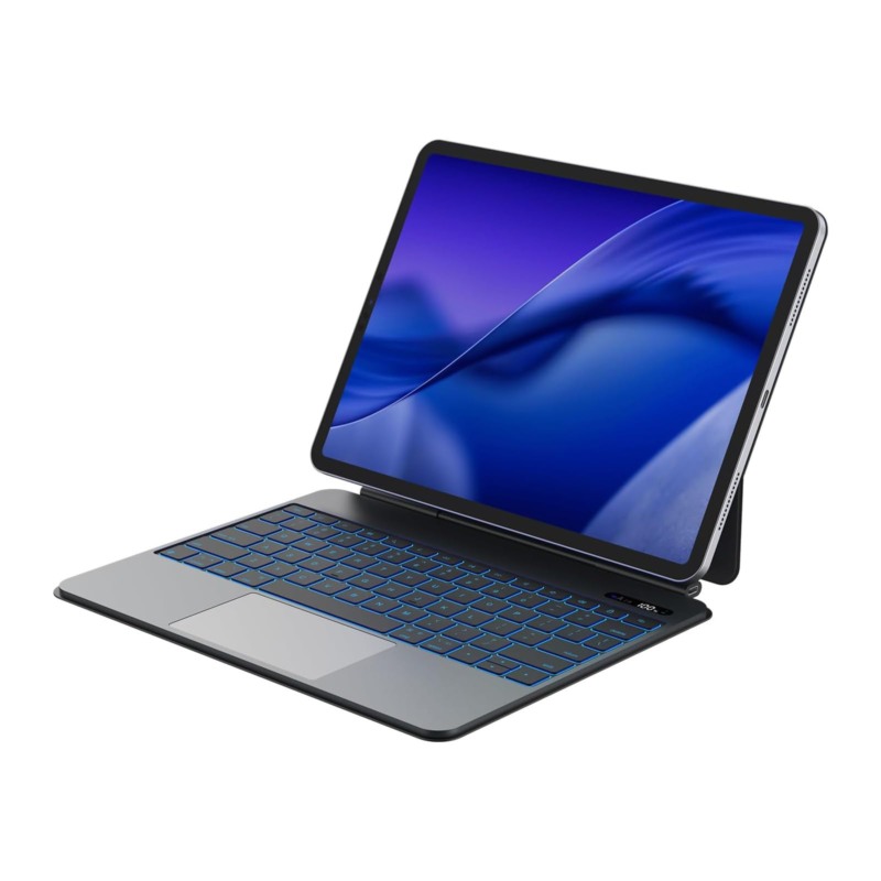 BETTDOW Capa com Teclado e Trackpad para iPad (A16) 11th Generation 11 Inch 2025, iPad 10th Generation 10.9 inch 2022, teclado leve de liga de alumínio com trackpad 586g