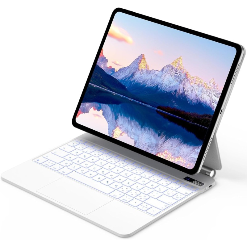 BETTDOW Capa com Teclado e Trackpad para iPad 10th Generation 2022 & 11th (A16, 2025), modelos A2696,A2757,A2777,A3354,A3355 e A3356, Teclado de seis linhas
